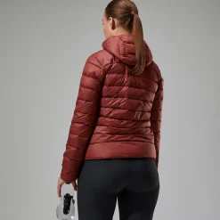 Berghaus Silksworth Daunenjacke mit Kapuze für Damen - Rot-Damen Isolierend