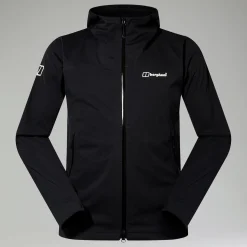 Berghaus Softshell Ridge-Roamer Herren-Jacke - Schwarz-Herren Winddicht