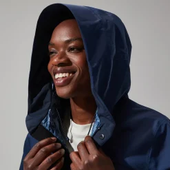 Berghaus Swirlhow Jacken für Damen - Dunkelblau-Damen Wasserdicht