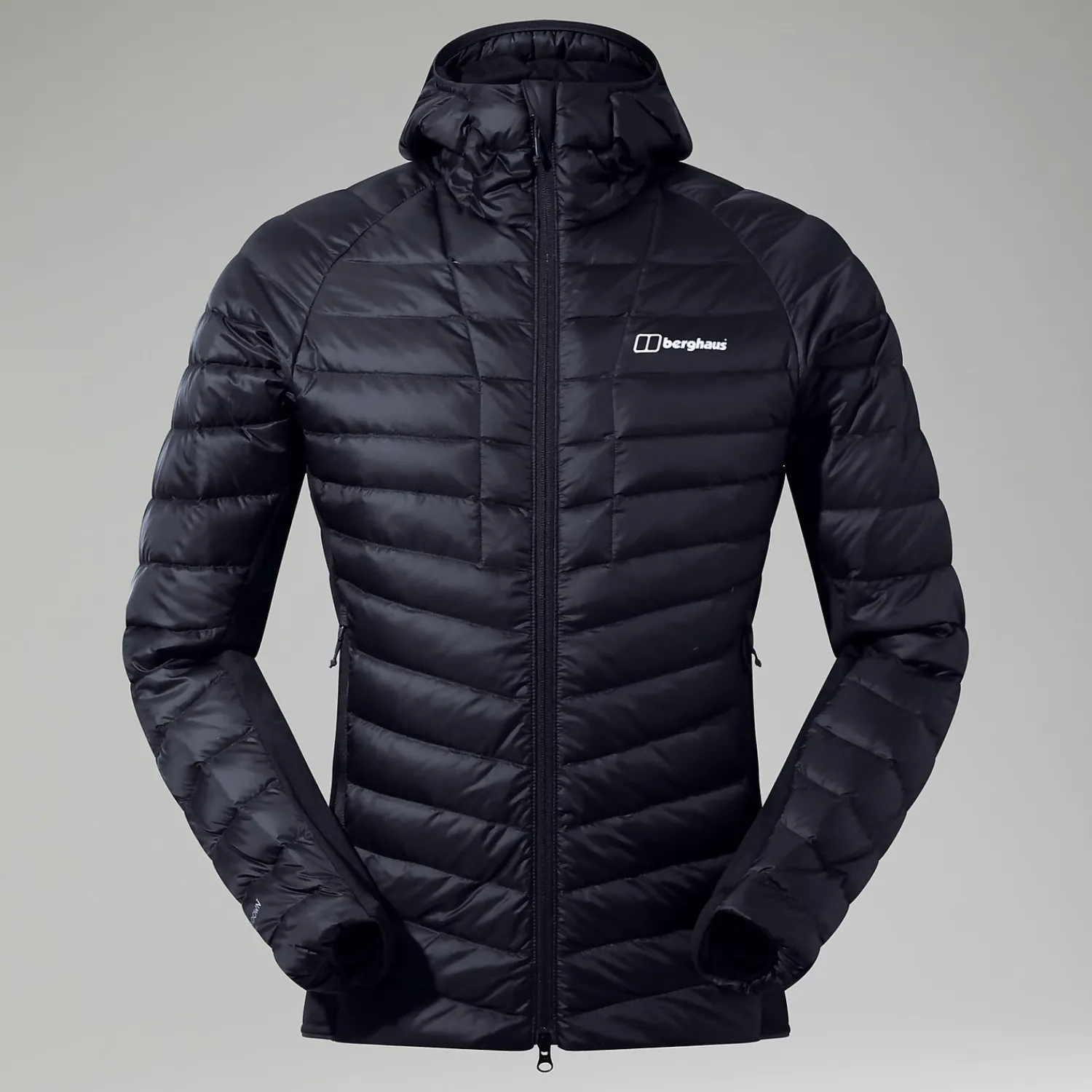 Berghaus Tephra Stretch Reflect 2.0 Hoodie für Herren - Schwarz-Herren Isolierend