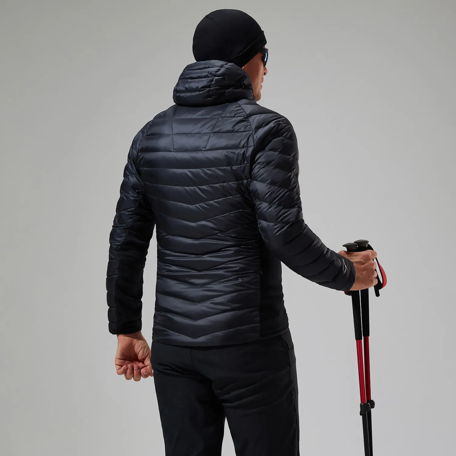 Berghaus Tephra Stretch Reflect 2.0 Hoodie für Herren - Schwarz-Herren Isolierend