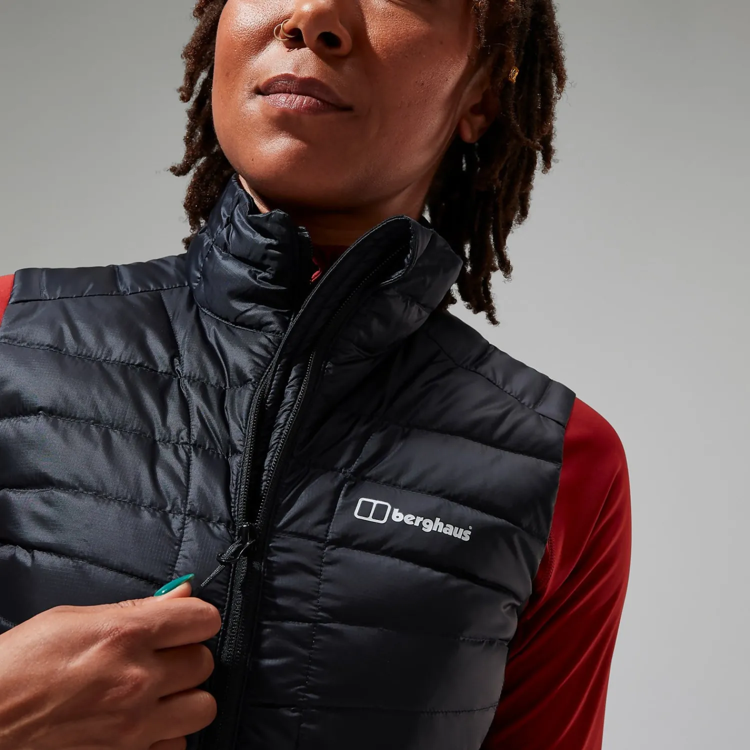 Berghaus Tephra Stretch Reflect 2.0 Weste für Damen - Schwarz-Damen Westen