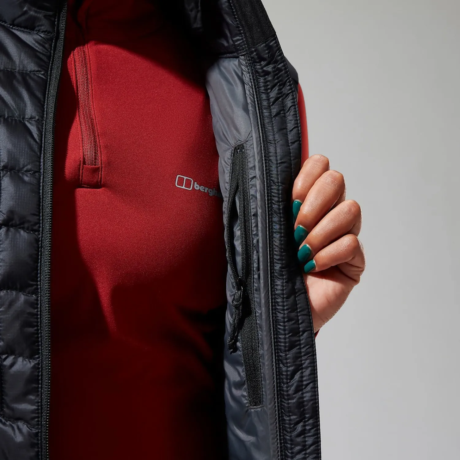 Berghaus Tephra Stretch Reflect 2.0 Weste für Damen - Schwarz-Damen Westen