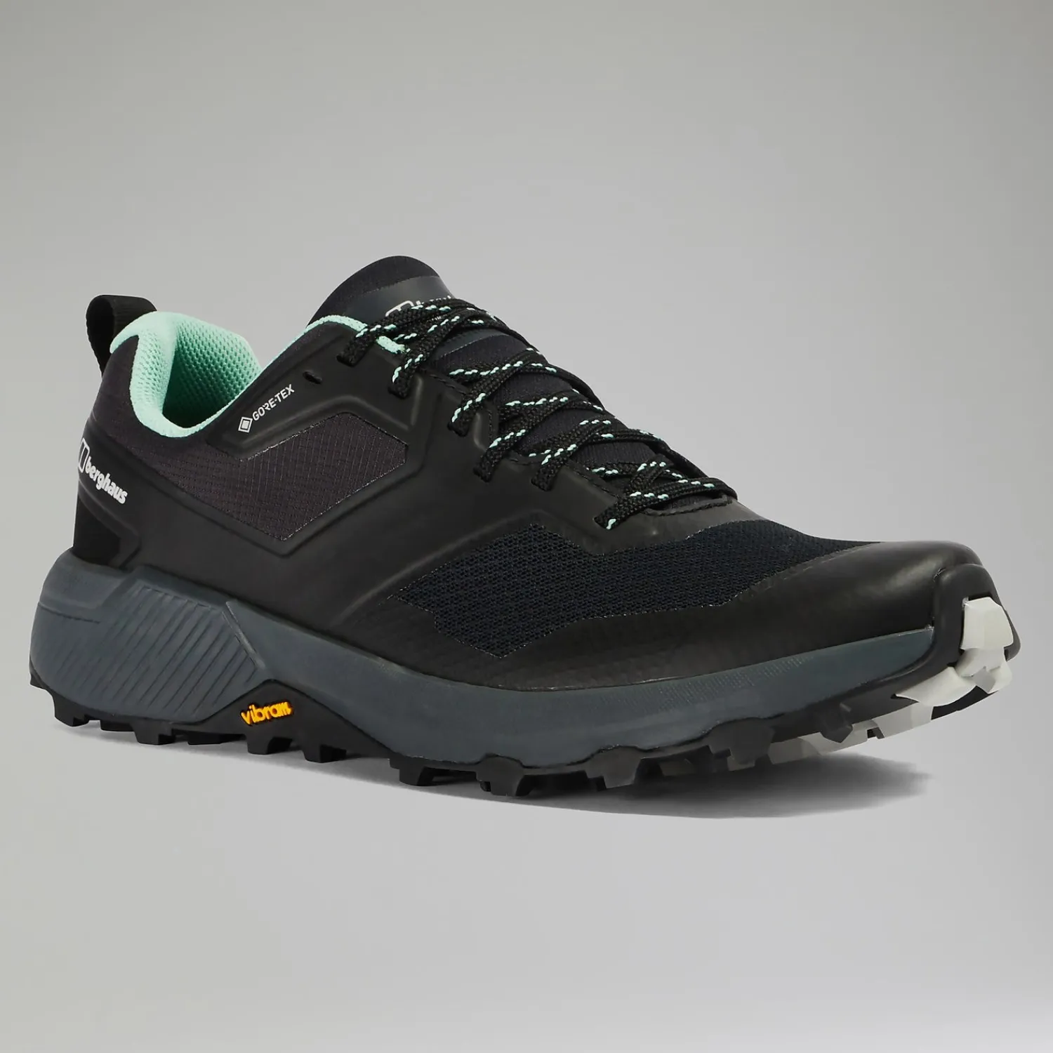 Berghaus Trailway Active Gore-Tex Schuhe für Damen - Schwarz/Grün-Damen Wanderschuhe