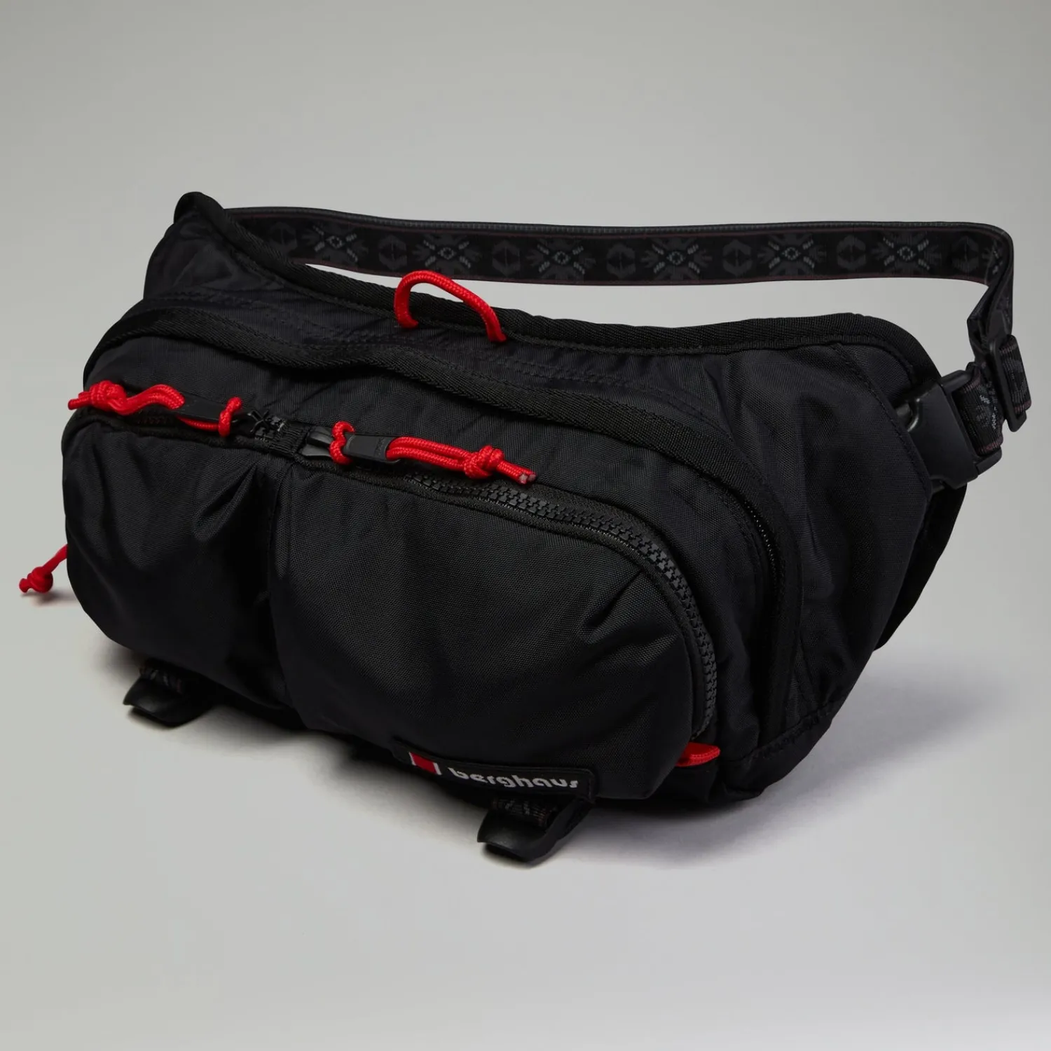 Berghaus Tramantana Unisex-Bauchtasche - Schwarz- Reisetaschen