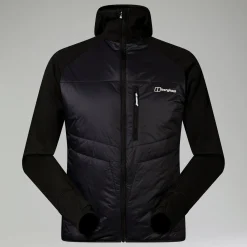 Berghaus Trawden Hybrid-Kapuzenjacke für Herren - Schwarz-Herren Hoodies Und Sweatshirts