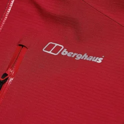 Berghaus Truda Flex Waterproof Jacke für Damen - Dunkelrot-Damen Wasserdicht