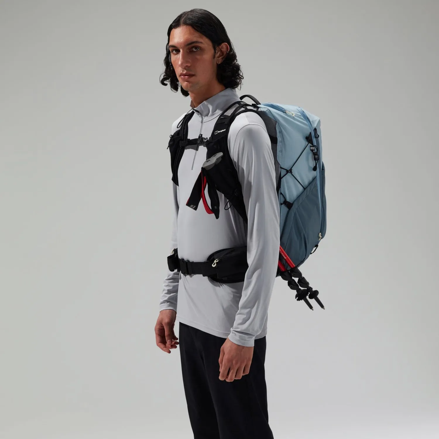 Berghaus Unisex 3D Freeflow 30+5L Rucksack Hellblau- Reisetaschen | Wandern