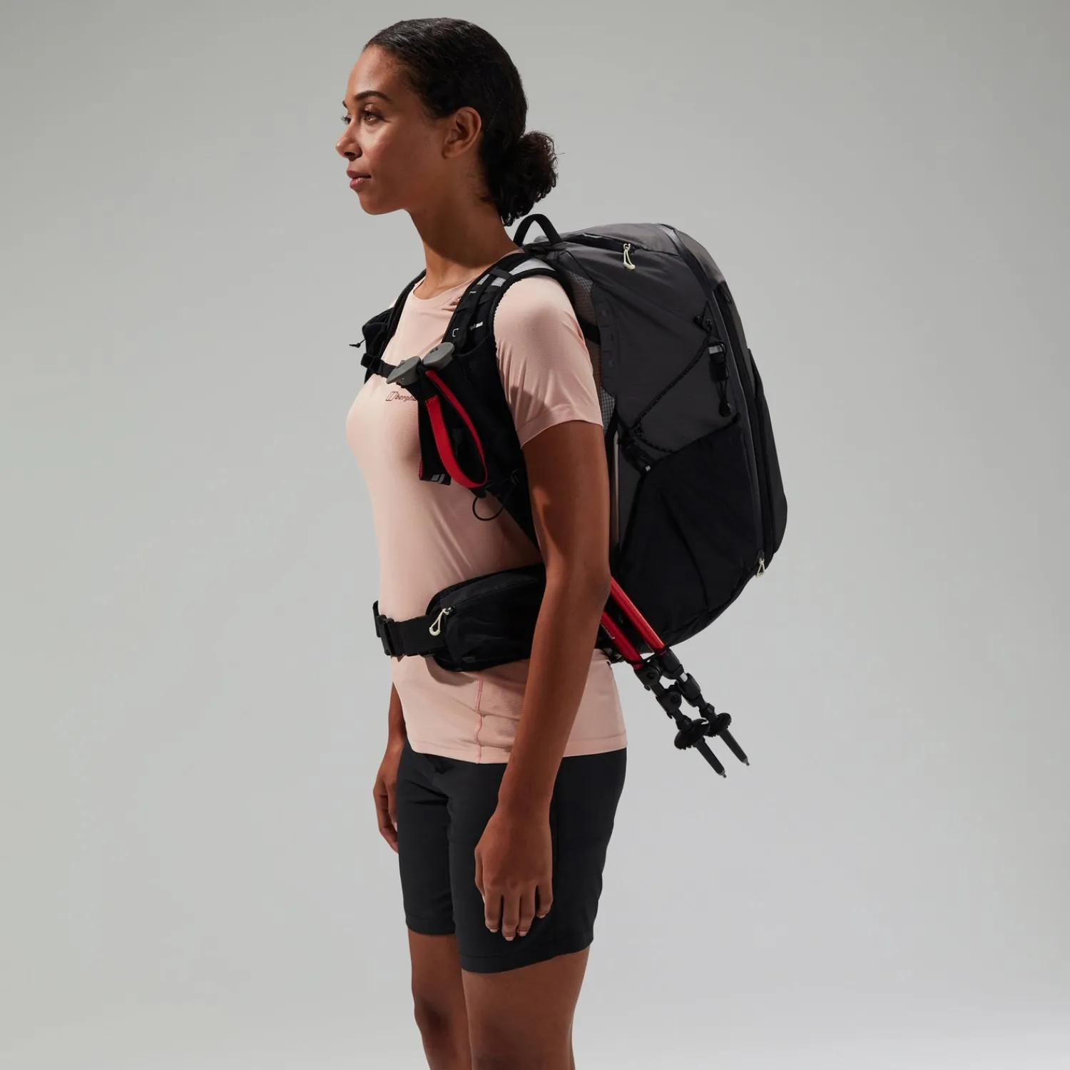 Berghaus Unisex 3D Freeflow 30+5L S Rucksack Grau/Schwarz- Reisetaschen | Wandern