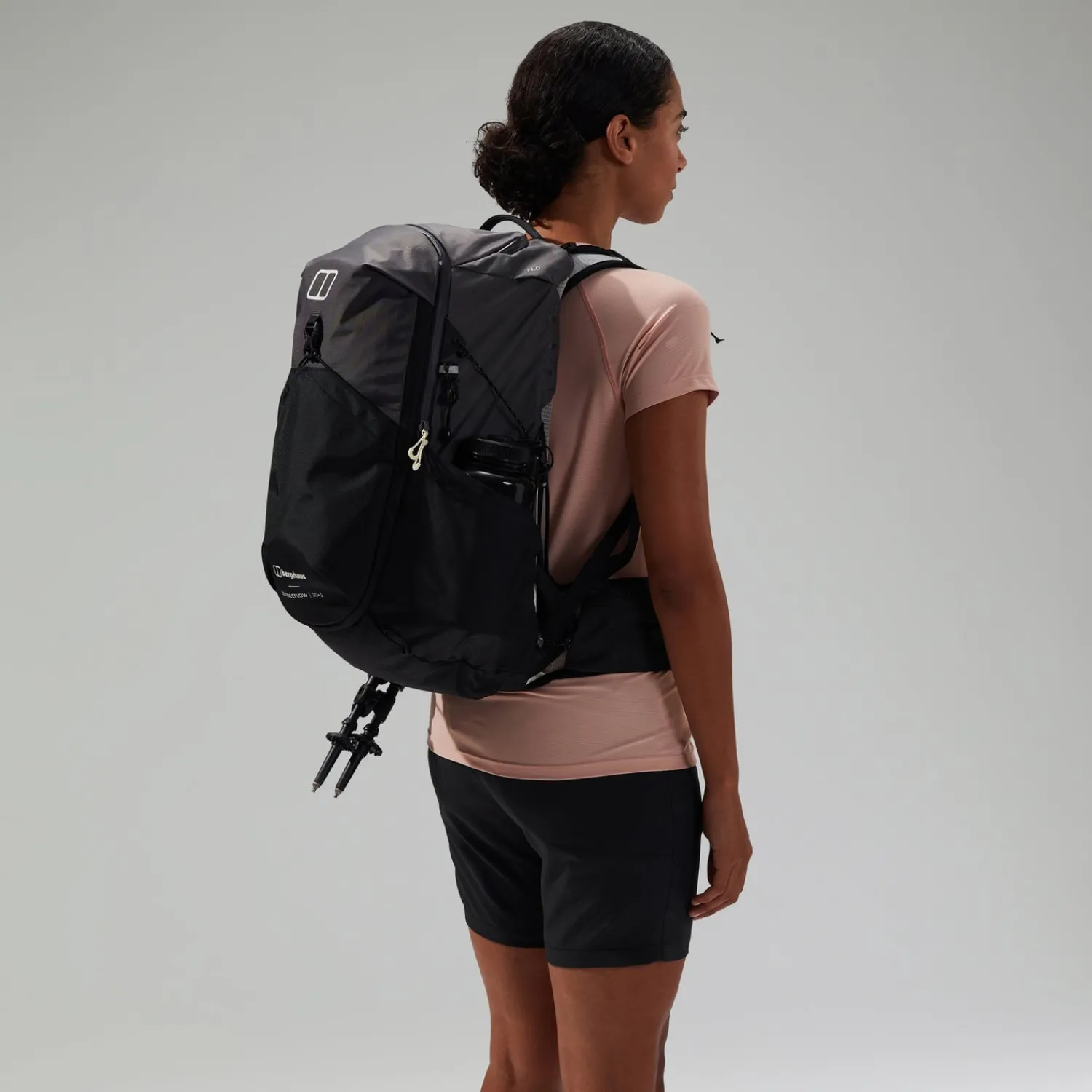 Berghaus Unisex 3D Freeflow 30+5L S Rucksack Grau/Schwarz- Reisetaschen | Wandern