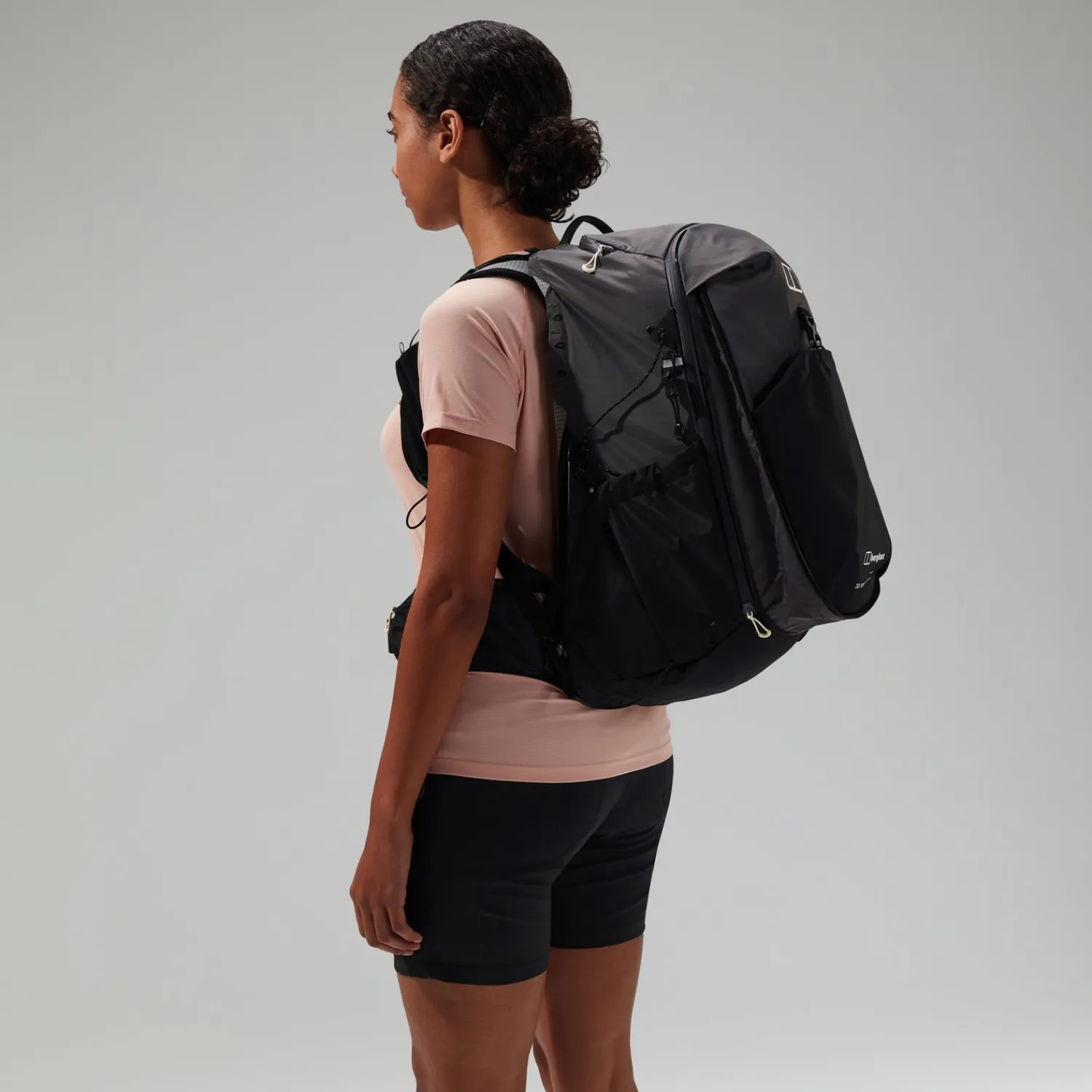 Berghaus Unisex 3D Freeflow 30+5L S Rucksack Grau/Schwarz- Reisetaschen | Wandern