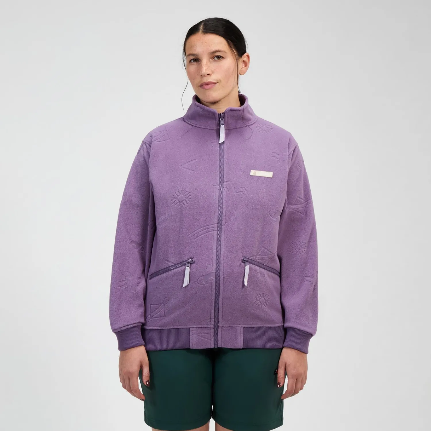 Berghaus Unisex Daily Nature Interactive Fleece - Violett-Damen Fleece | Fleece