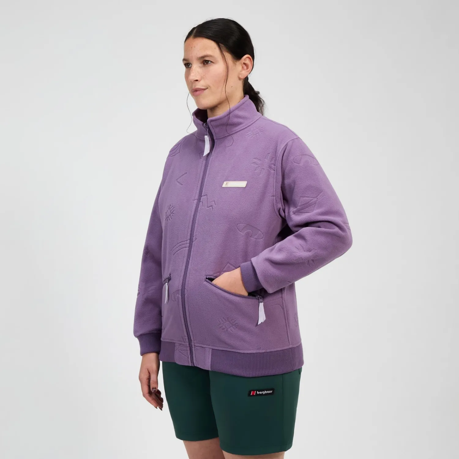 Berghaus Unisex Daily Nature Interactive Fleece - Violett-Damen Fleece | Fleece