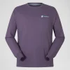 Berghaus Unisex Mera Peak Long Sleeve T-Shirt - Lila-Damen T-shirts | T-shirts