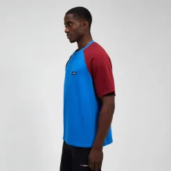 Berghaus Unisex Storm 25 Kurzarm Shirt - Blau/Rot-Damen T-shirts | T-shirts