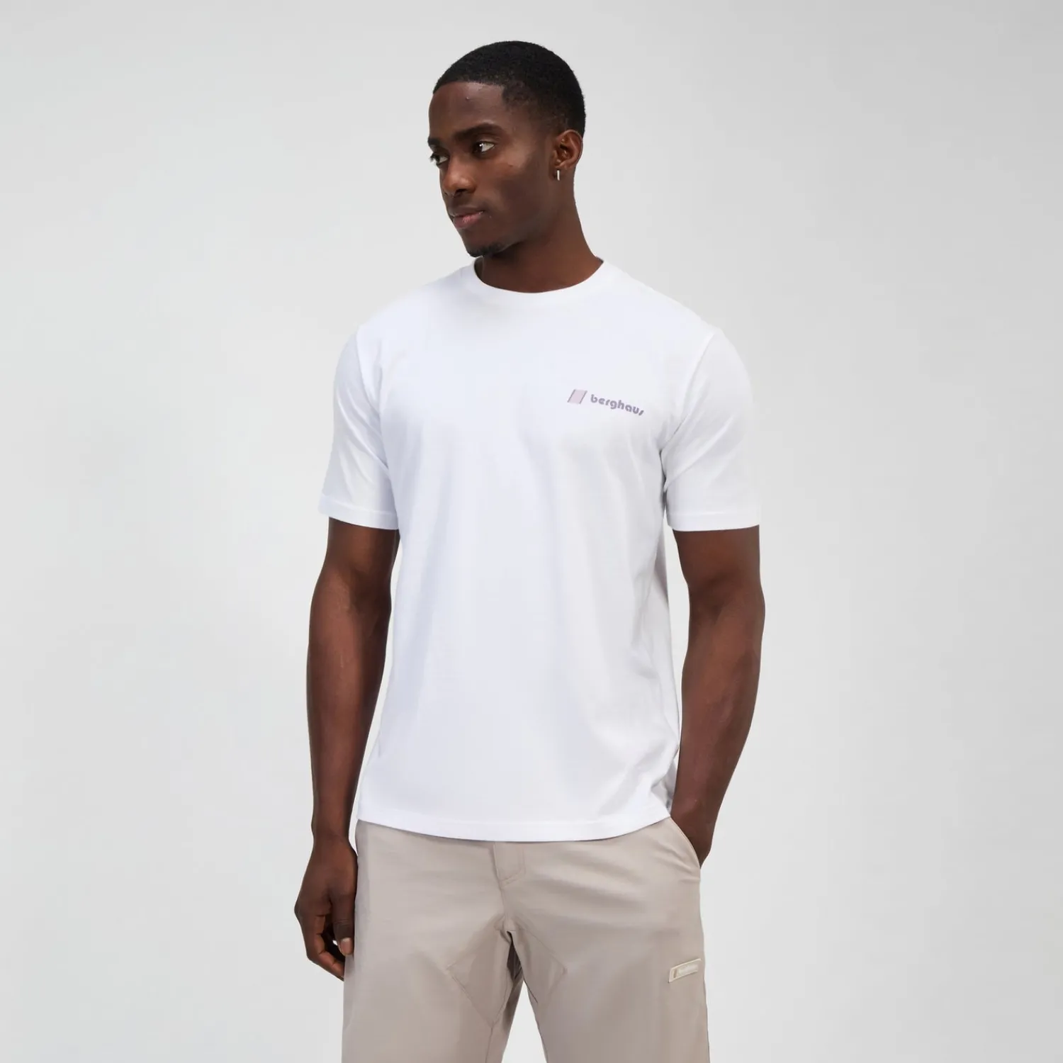 Berghaus Unisex Sunned Peak Kurzarm Shirt - Weiß-Damen T-shirts | T-shirts