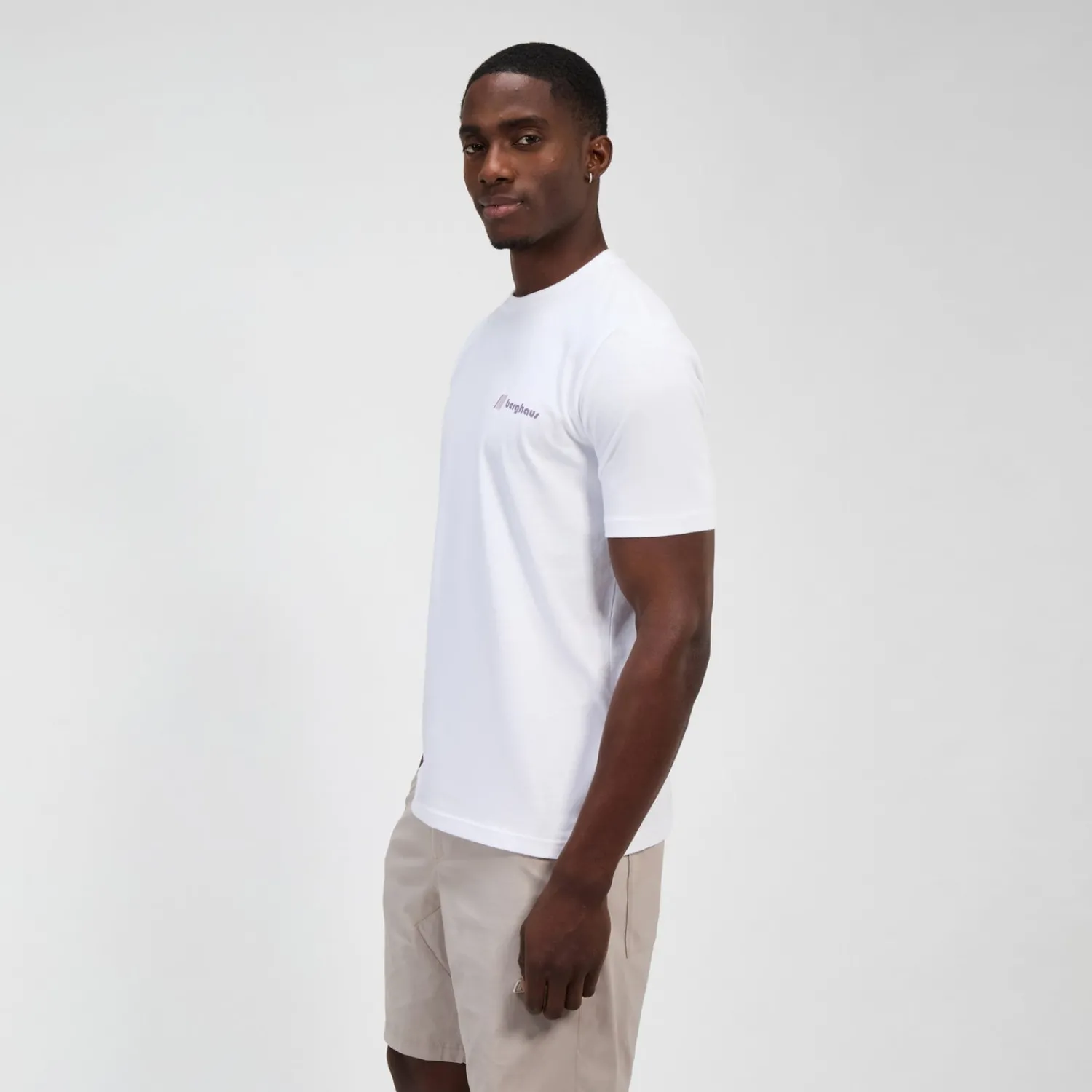 Berghaus Unisex Sunned Peak Kurzarm Shirt - Weiß-Damen T-shirts | T-shirts