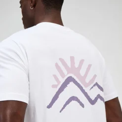 Berghaus Unisex Sunned Peak Kurzarm Shirt - Weiß-Damen T-shirts | T-shirts