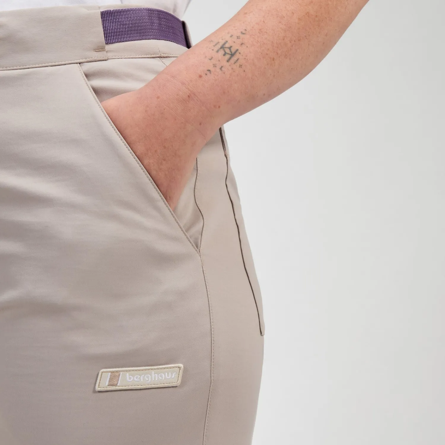 Berghaus Unisex Sunned Peak Shorts - Grau-Damen Shorts | Shorts