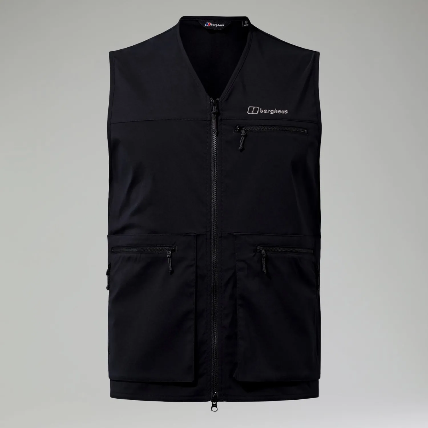 Berghaus Unisex Utility Taschenweste Schwarz-Herren Westen