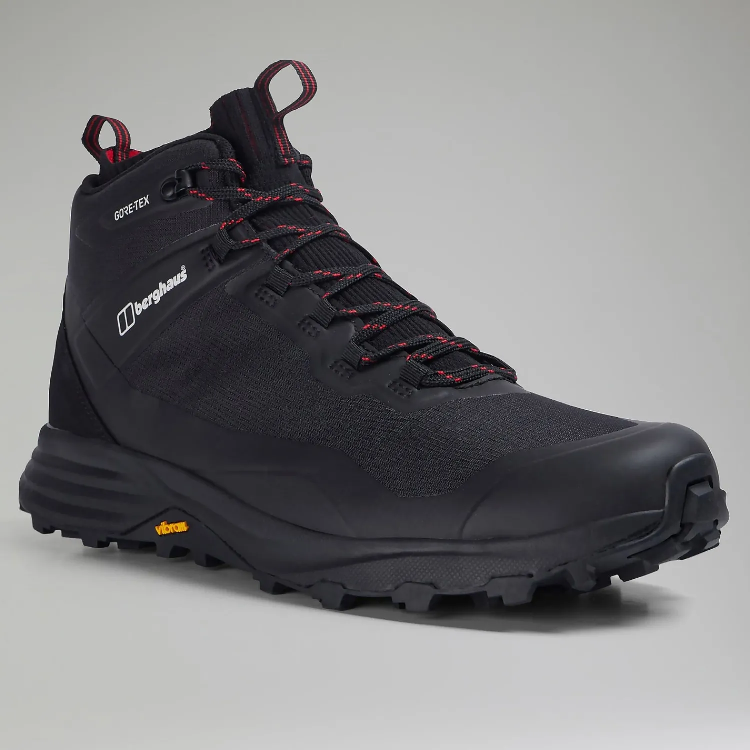 Berghaus VC22 Mid GTX Wanderschuhe für Herren - Schwarz/Rot-Herren Wanderstiefel