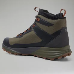 Berghaus VC22 Mid GTX Wanderschuhe für Herren - Dunkelbraun/Dunkelgrün-Herren Wanderstiefel