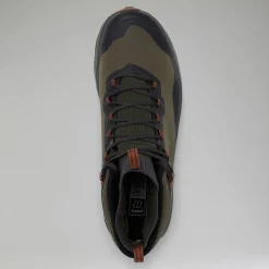 Berghaus VC22 Mid GTX Wanderschuhe für Herren - Dunkelbraun/Dunkelgrün-Herren Wanderstiefel