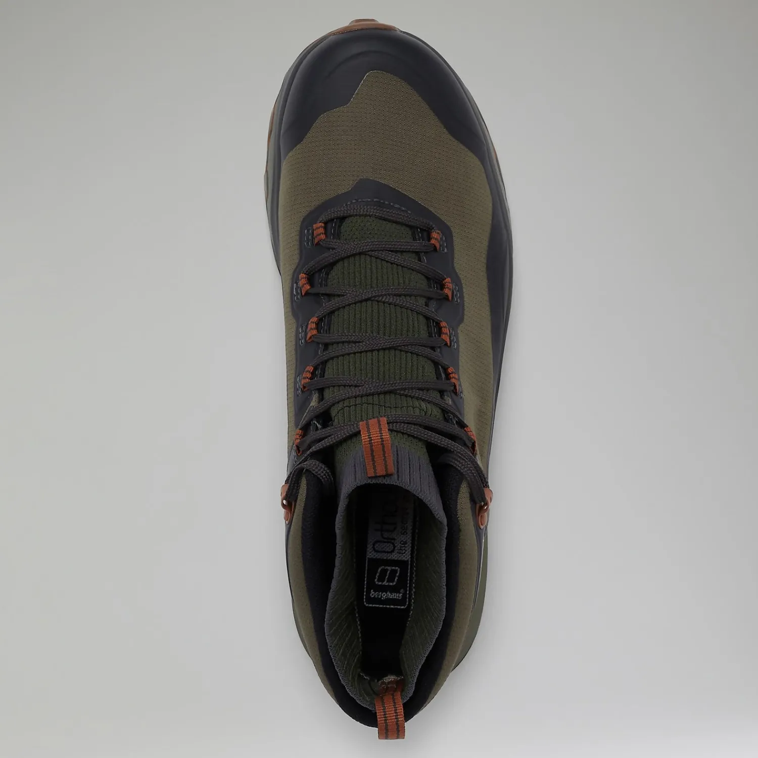 Berghaus VC22 Mid GTX Wanderschuhe für Herren - Dunkelbraun/Dunkelgrün-Herren Wanderstiefel