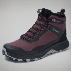 Berghaus VC22 Mid GTX Wanderschuhe für Damen - Lila/Schwarz-Damen Wanderstiefel