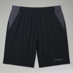 Berghaus Wandermoor Herren-Windshorts Schwarz/Grau-Herren Shorts