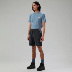 Berghaus Wandermoor Herren-Windshorts Schwarz/Grau-Herren Shorts