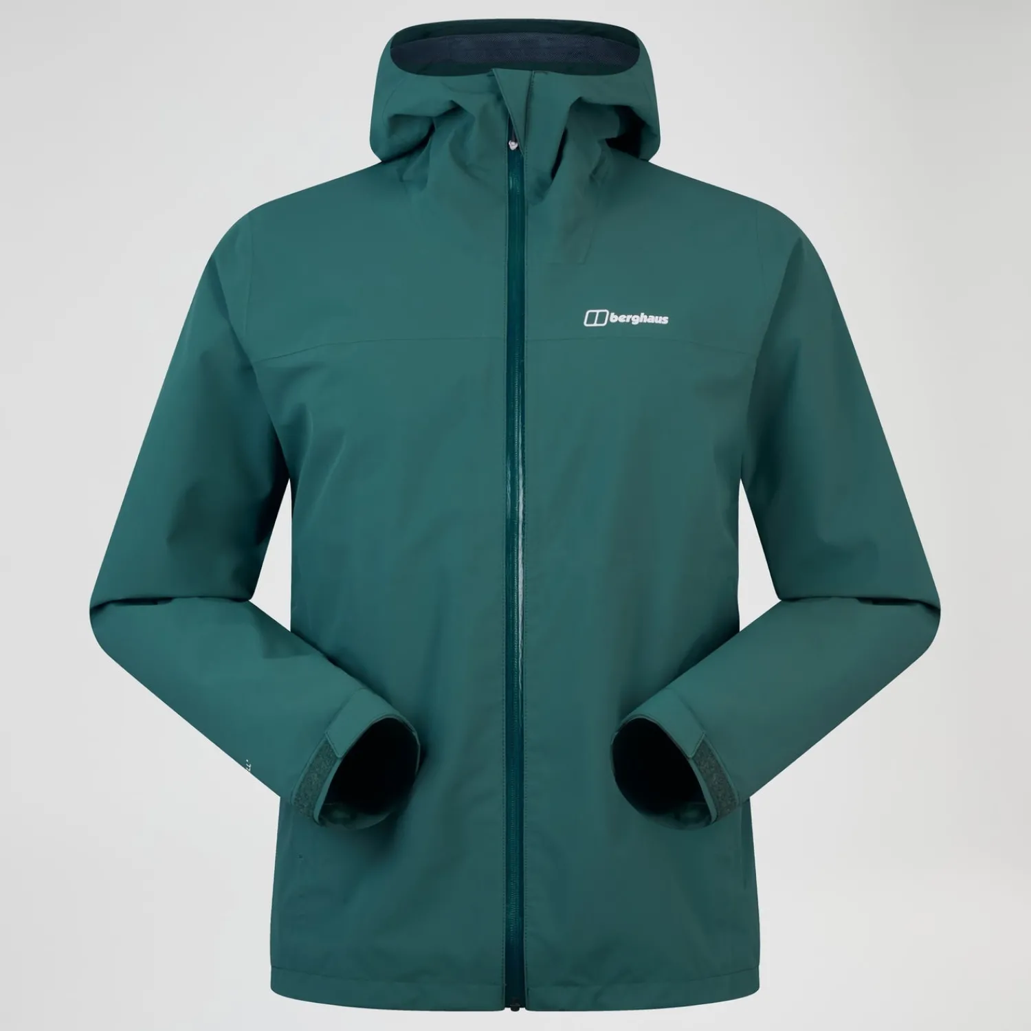 Berghaus Wasserdichte Arnaby Herren-Kapuzenjacke - Grün-Herren Wasserdicht | Herren Leichte