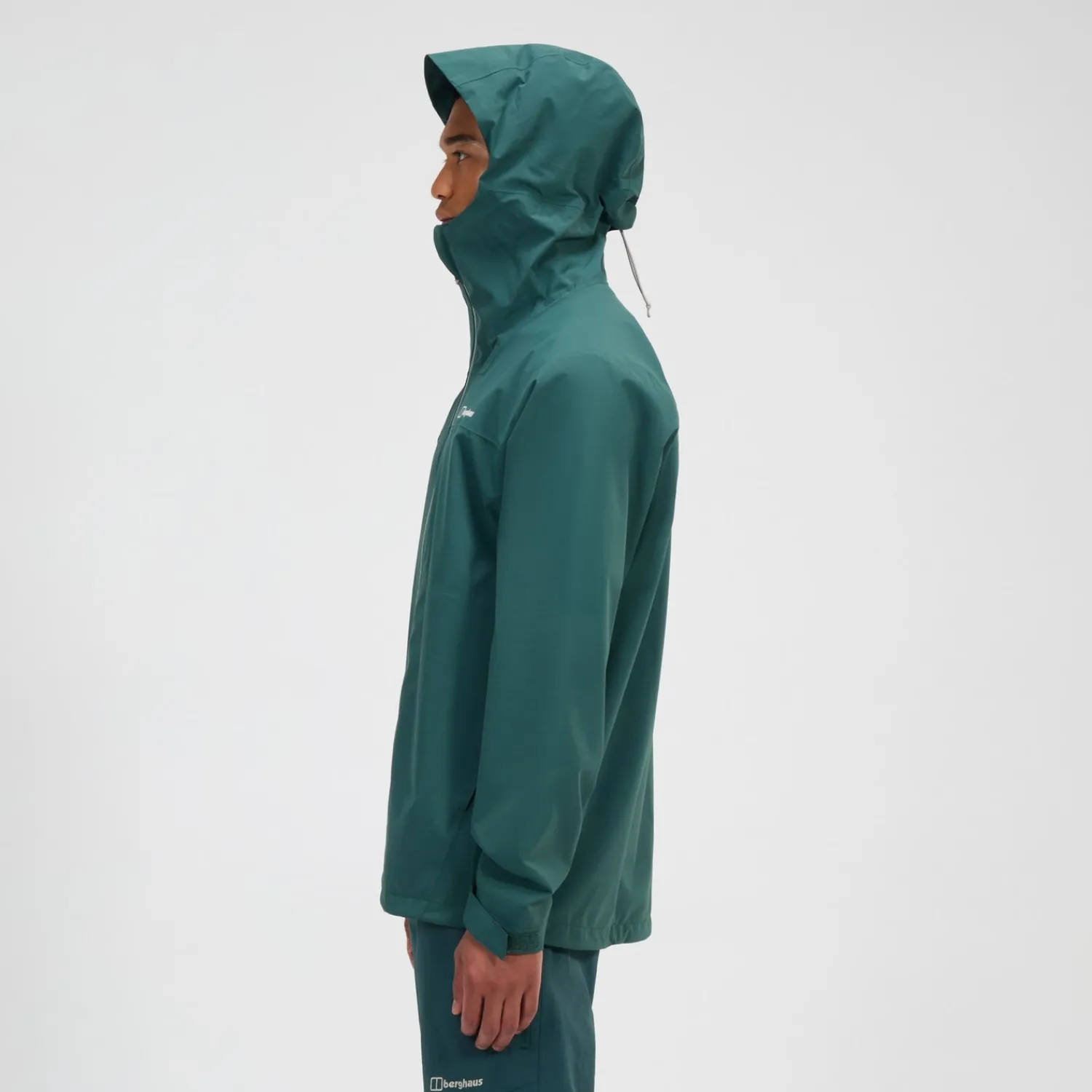Berghaus Wasserdichte Arnaby Herren-Kapuzenjacke - Grün-Herren Wasserdicht | Herren Leichte