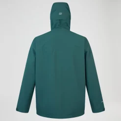 Berghaus Wasserdichte Arnaby Herren-Kapuzenjacke - Grün-Herren Wasserdicht | Herren Leichte