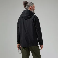 Berghaus Wasserdichte Arnaby Herren-Kapuzenjacke Schwarz-Herren Wasserdicht | Herren Leichte