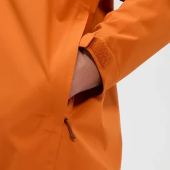 Berghaus Wasserdichte Arnaby Herren-Kapuzenjacke - Orange-Herren Wasserdicht | Herren Leichte