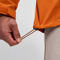 Berghaus Wasserdichte Arnaby Herren-Kapuzenjacke - Orange-Herren Wasserdicht | Herren Leichte