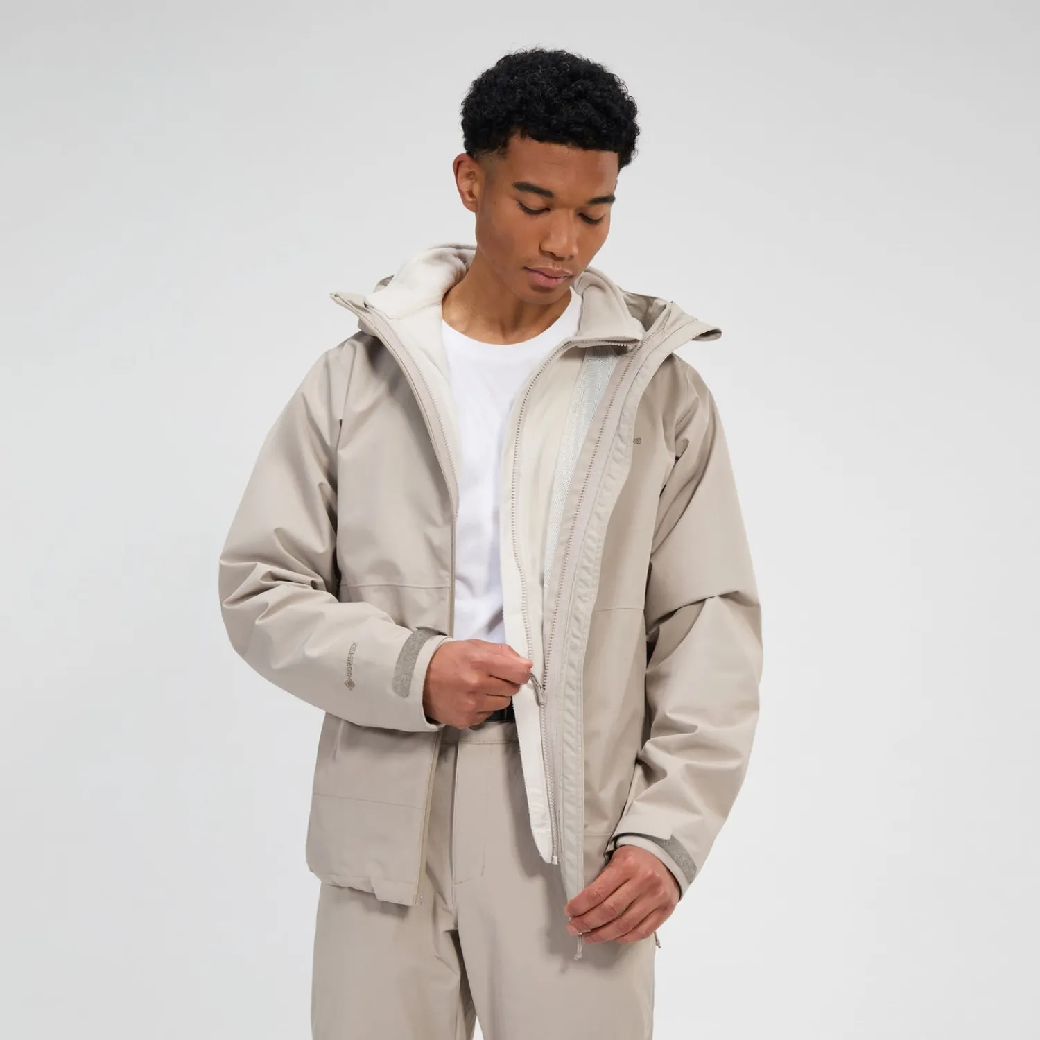 Berghaus Wasserdichte Bramblfell Gemini Gore-Tex Herren 3in1-Jacke - Grau-Herren 3 In 1 Jacken | Wasserdicht