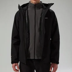 Berghaus Wasserdichte Bramblfell Gemini Gore-Tex Herren 3in1-Jacke - Schwarz-Herren 3 In 1 Jacken | Wasserdicht