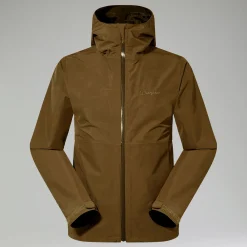 Berghaus Wasserdichte Bramblfell InterActive Gore-Tex Herren-Jacke - Braun/Grün-Herren Wasserdicht