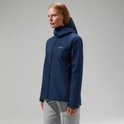 Berghaus Wasserdichte Bramblfell InterActive Gore-Tex Damen-Jacke Blau-Damen Wasserdicht