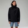 Berghaus Wasserdichte Deluge Pro 3.0 Herren-Jacke Schwarz-Herren Wasserdicht