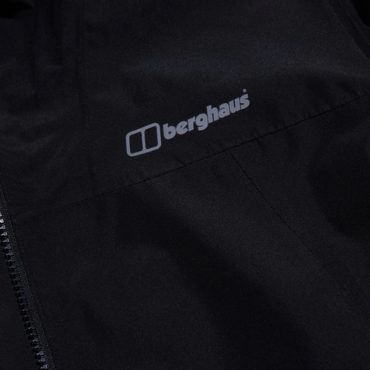 Berghaus Wasserdichte Deluge Pro 3.0 Herren-Jacke Schwarz-Herren Wasserdicht
