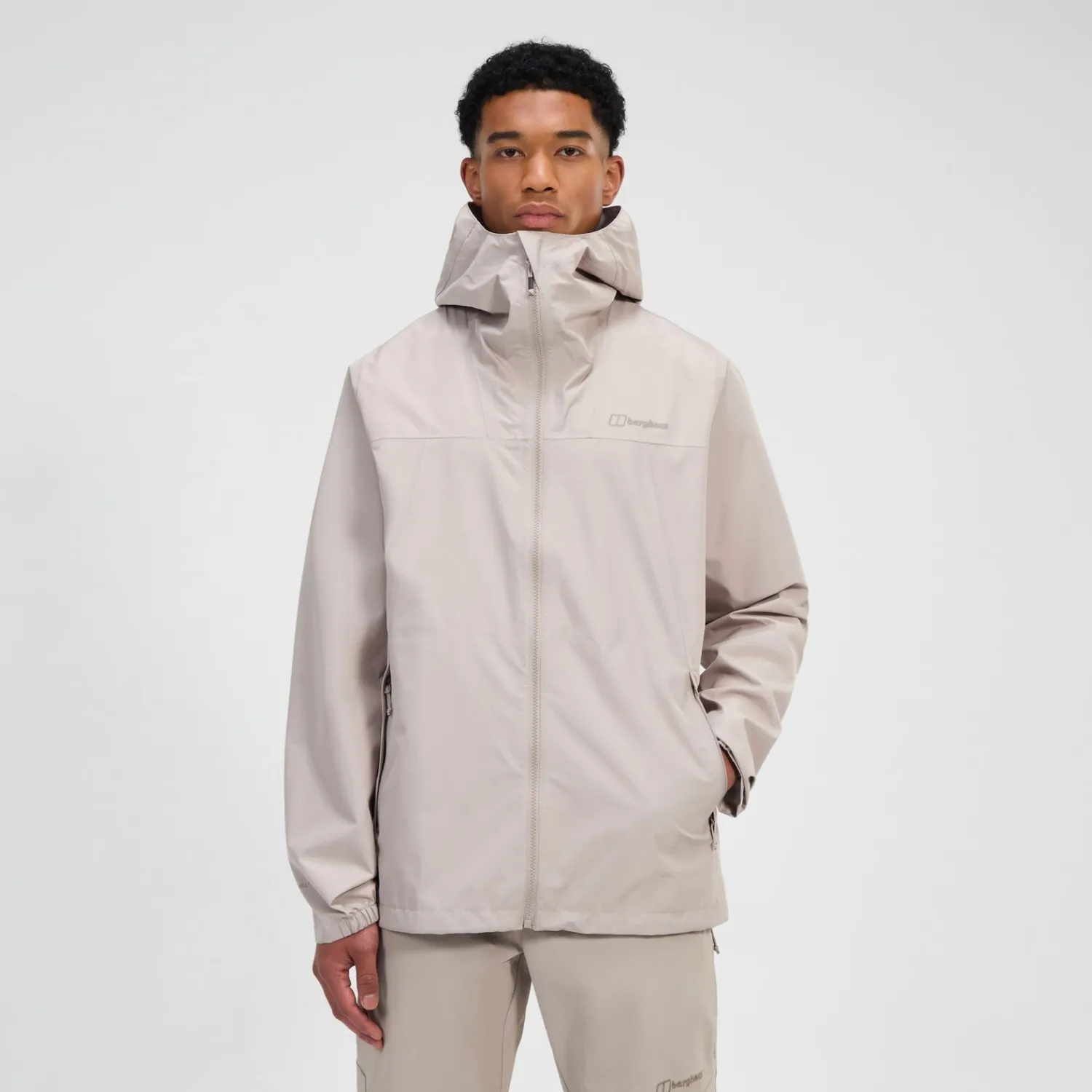 Berghaus Wasserdichte Deluge Pro 3.0 Herren-Jacke - Grau-Herren Wasserdicht