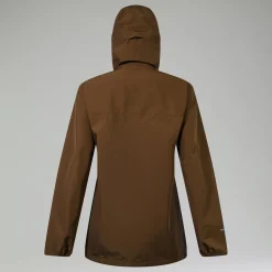 Berghaus Wasserdichte Deluge Pro 3.0 Damen-Jacke - Braun-Damen Wasserdicht