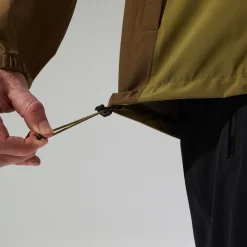 Berghaus Wasserdichte Deluge Pro 3.0 Herren-Jacke - Grün/Braun-Herren Wasserdicht