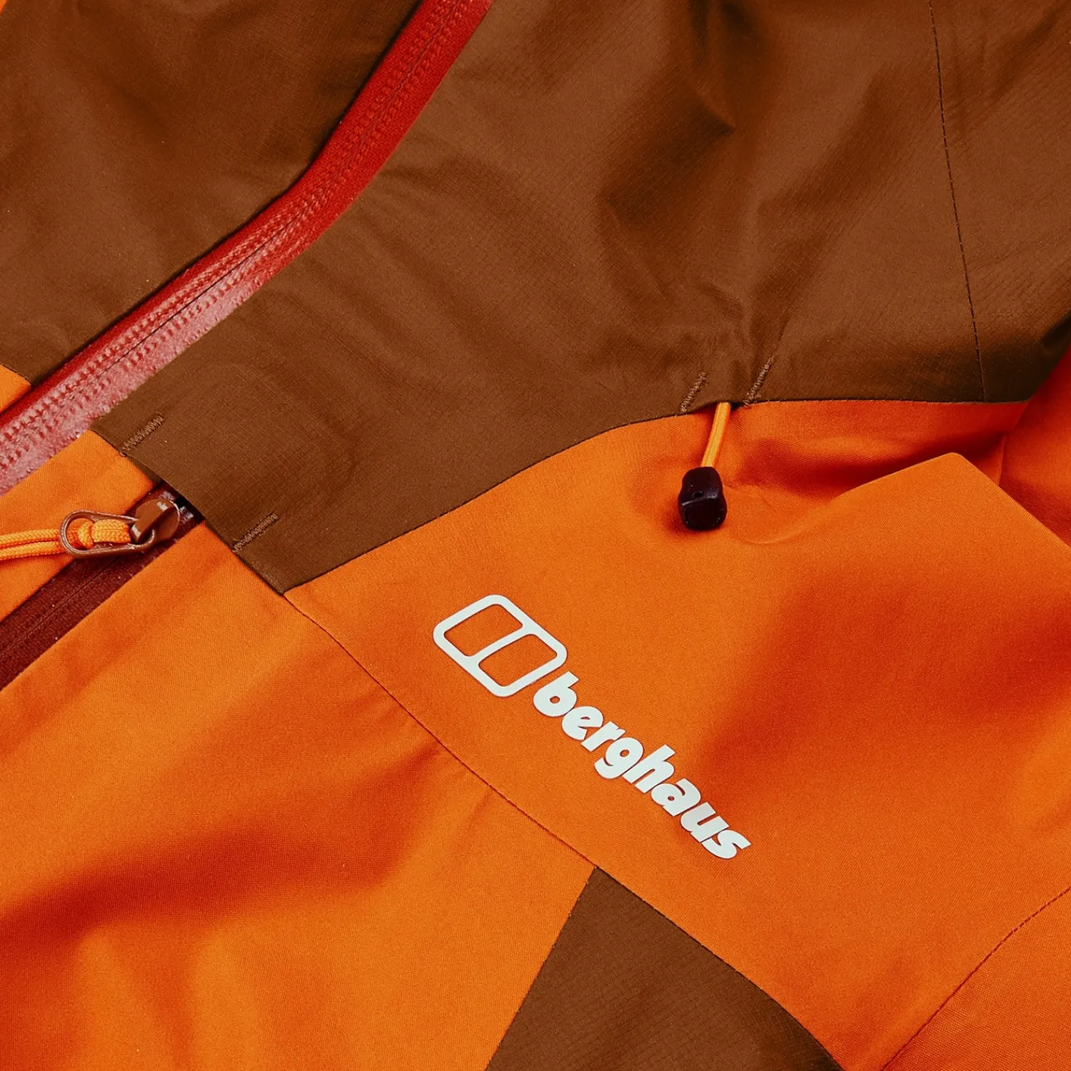Berghaus Wasserdichte Ridge-Seeker Damen-Jacke - Orange/Braun-Damen Wasserdicht