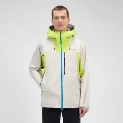 Berghaus Wasserdichte Ridge-Seeker Herren-Jacke - Grau/Gelb-Herren Wasserdicht