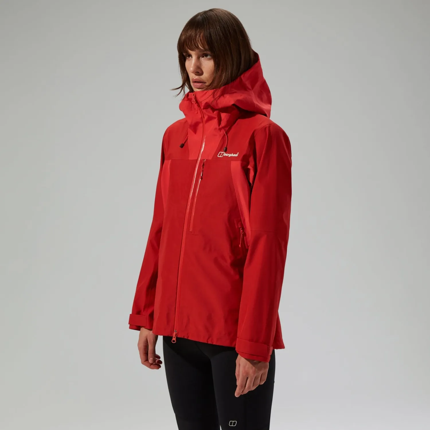 Berghaus Wasserdichte Ridge-Seeker Damen-Jacke - Rot-Damen Wasserdicht