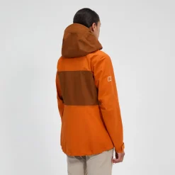 Berghaus Wasserdichte Ridge-Seeker Damen-Jacke - Orange/Braun-Damen Wasserdicht